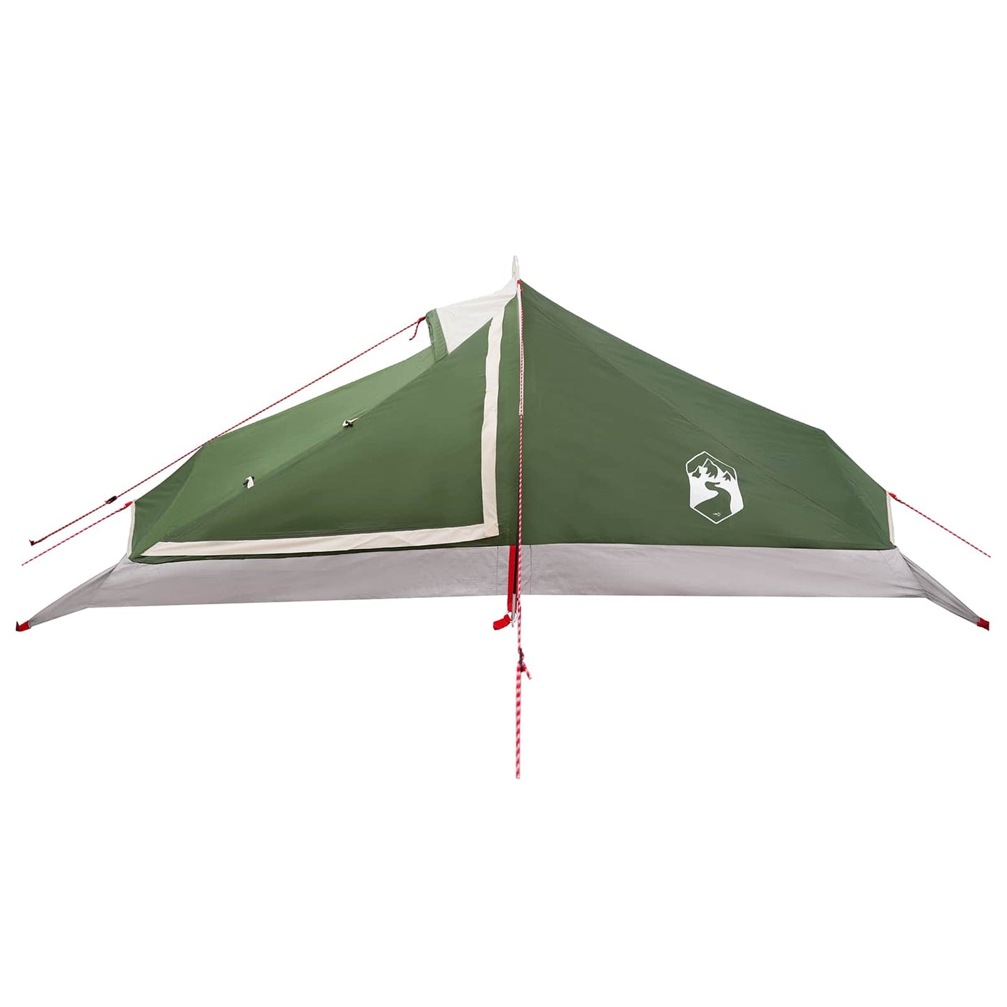 vidaXL Backpacking Tent Green 4-Person 185T Polyester with PU Coating