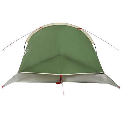 vidaXL Backpacking Tent Green 4-Person 185T Polyester with PU Coating