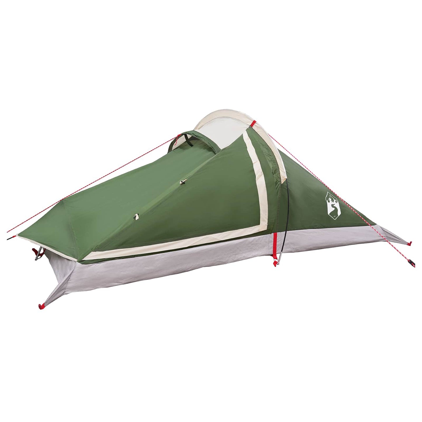 vidaXL Backpacking Tent Green 2-Person 185T Polyester with PU Coating