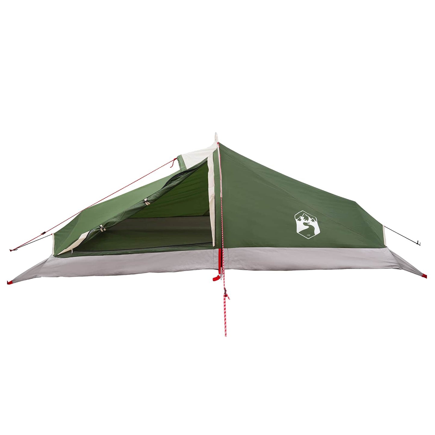 vidaXL Backpacking Tent Green 2-Person 185T Polyester with PU Coating