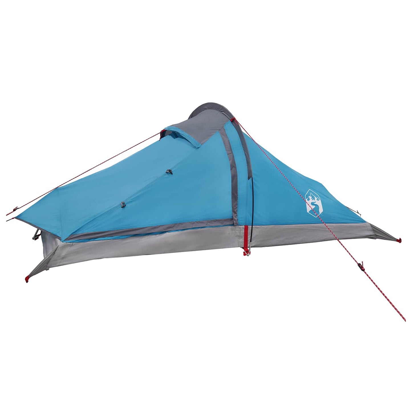 vidaXL Backpacking Tent Blue 2-Person 185T Polyester with PU Coating
