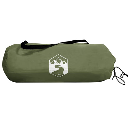 vidaXL Backpacking Tent Olive Green 4-Person