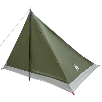 vidaXL Backpacking Tent Olive Green 4-Person