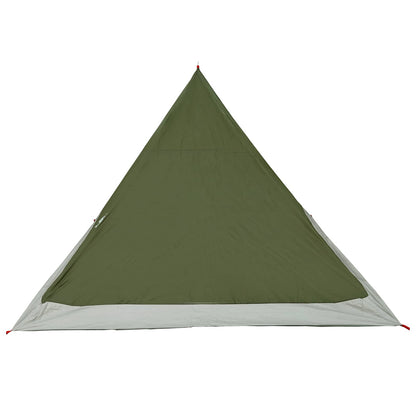 vidaXL Backpacking Tent Olive Green 4-Person
