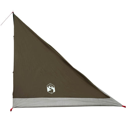 vidaXL Backpacking Tent Brown and Grey 4-Person