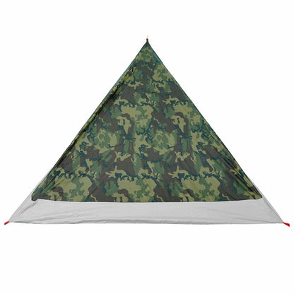 vidaXL Backpacking Tent Camouflage 4-Person