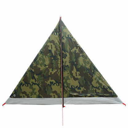 vidaXL Backpacking Tent Camouflage 4-Person