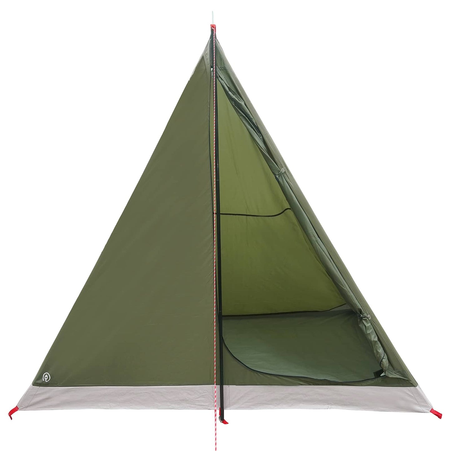 vidaXL Backpacking Tent Olive Green 2-Person