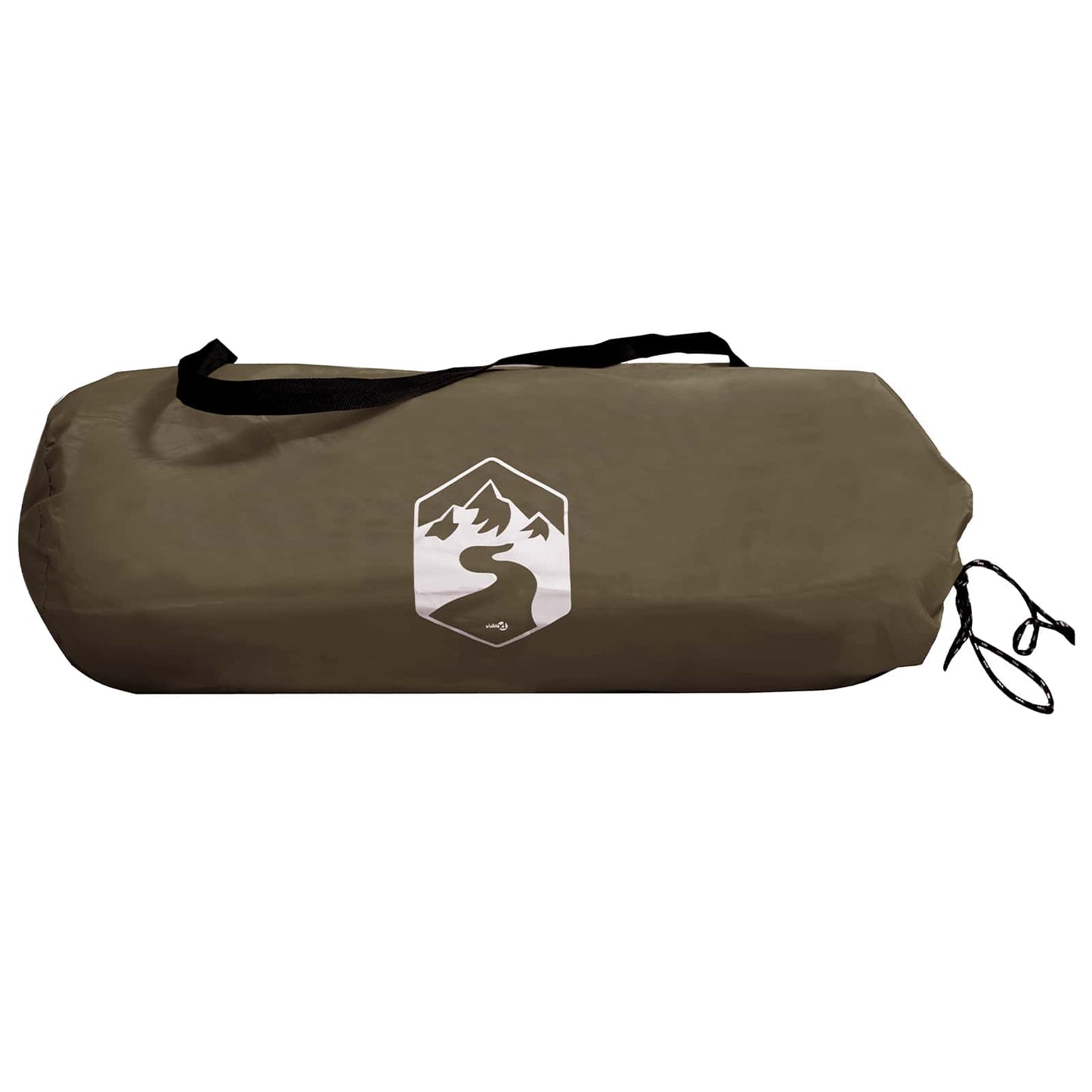 vidaXL Backpacking Tent Brown and Grey 2-Person