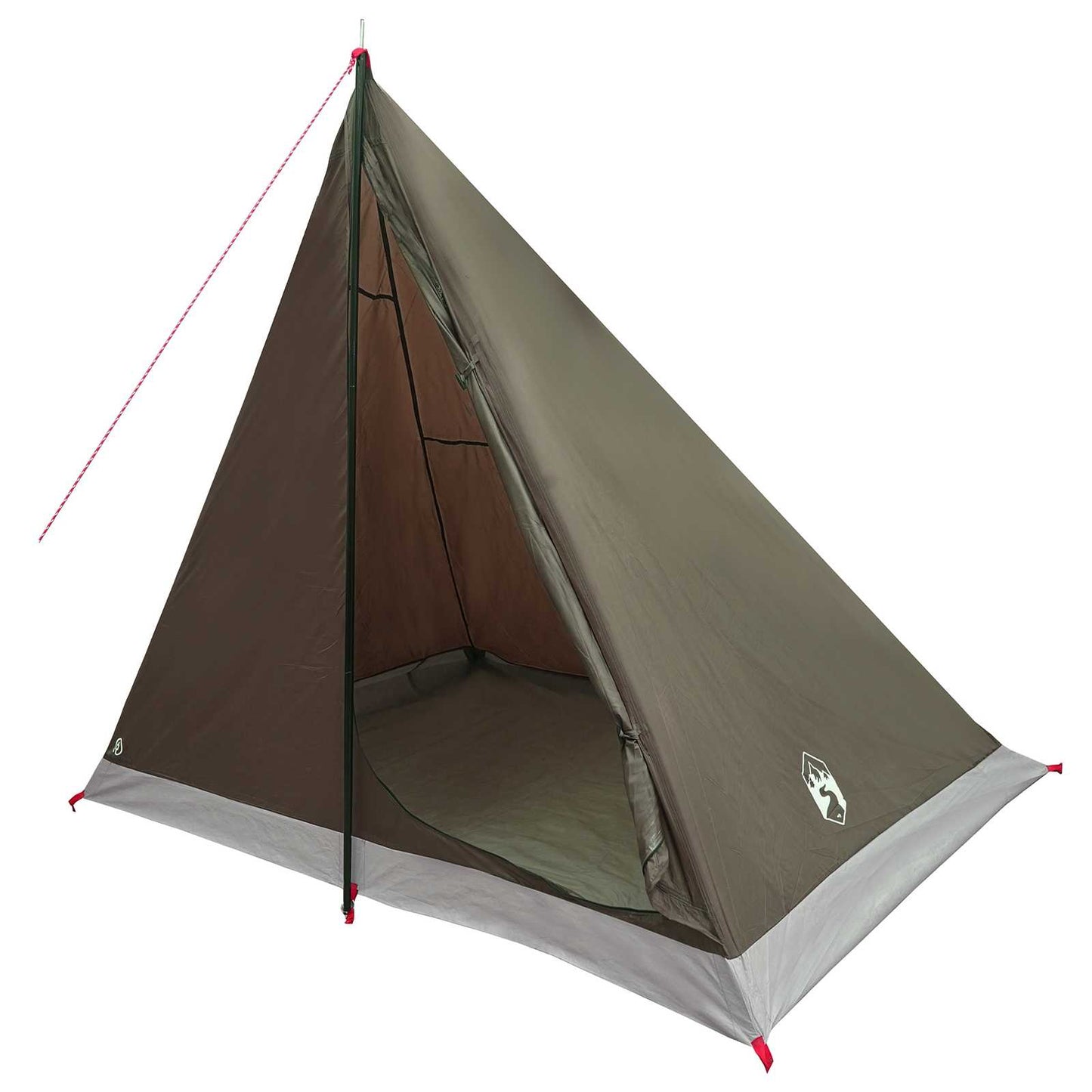 vidaXL Backpacking Tent Brown and Grey 2-Person