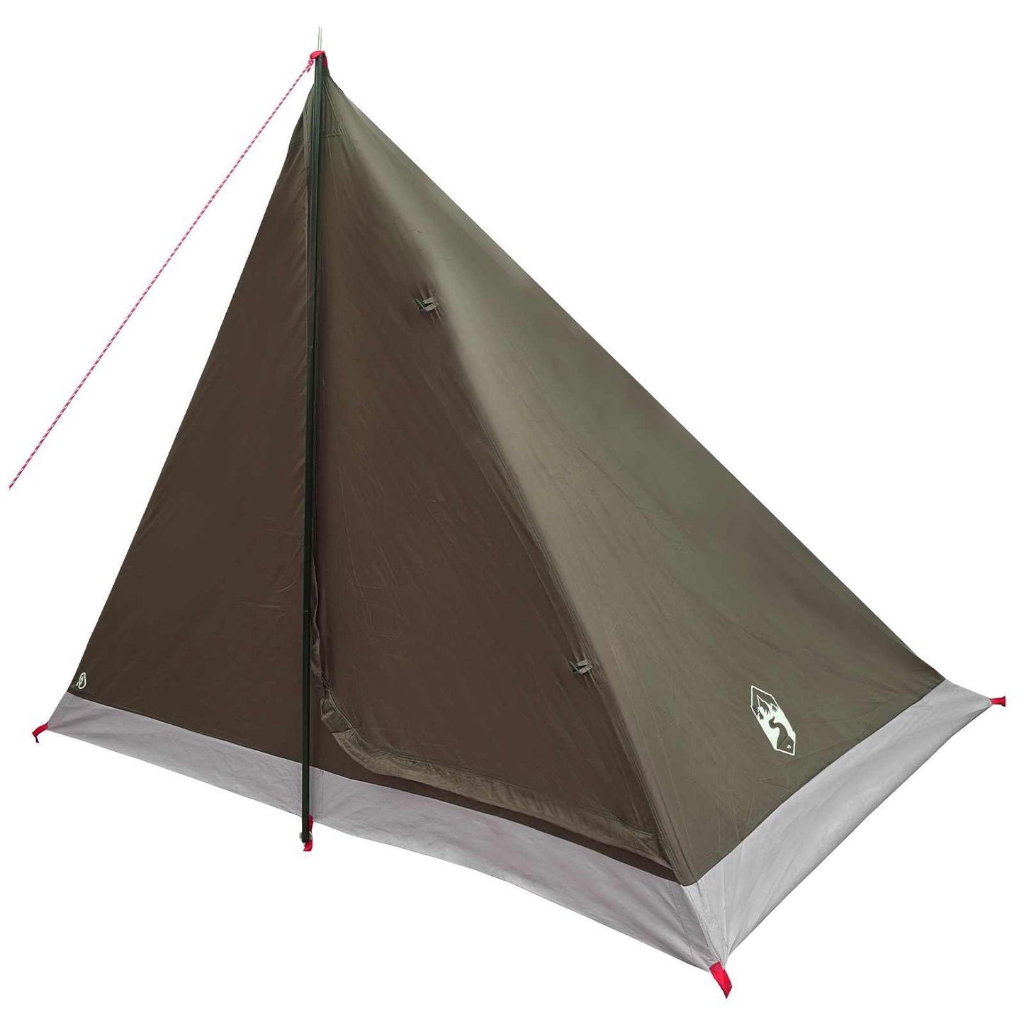 vidaXL Backpacking Tent Brown and Grey 2-Person