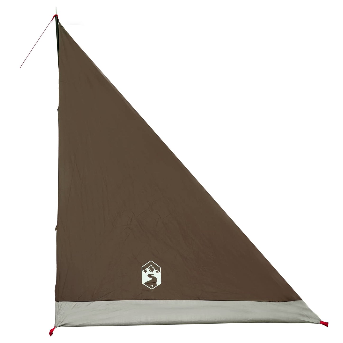 vidaXL Backpacking Tent Brown and Grey 2-Person
