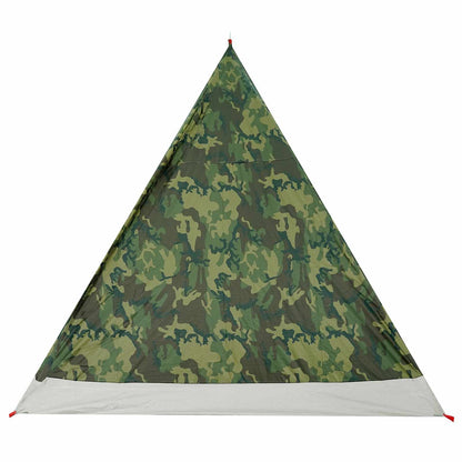 vidaXL Backpacking Tent Camouflage 2-Person