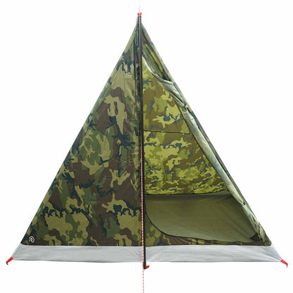vidaXL Backpacking Tent Camouflage 2-Person
