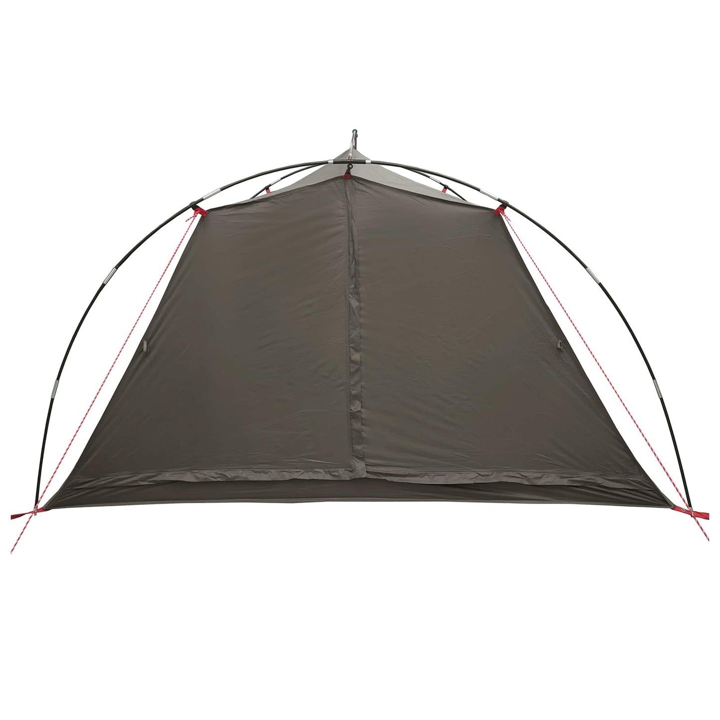 vidaXL Tunnel Tent Brown and Grey 4-Person