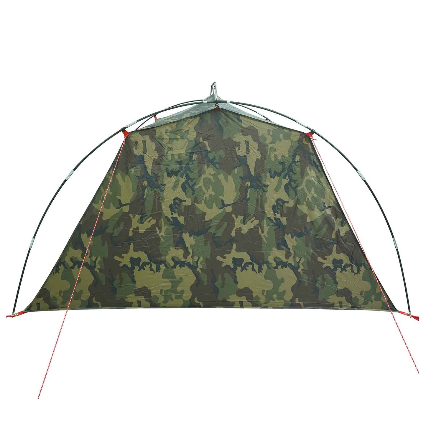 vidaXL Tunnel Tent 4-Person Camouflage 185T Polyester with PU Coating