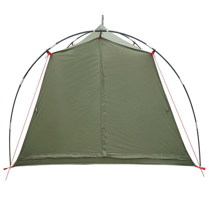 vidaXL Tunnel Tent Olive Green 2-Person 185T Polyester with PU Coating