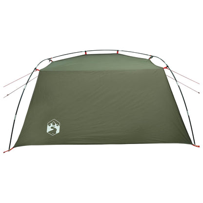 vidaXL Tunnel Tent Olive Green 2-Person 185T Polyester with PU Coating