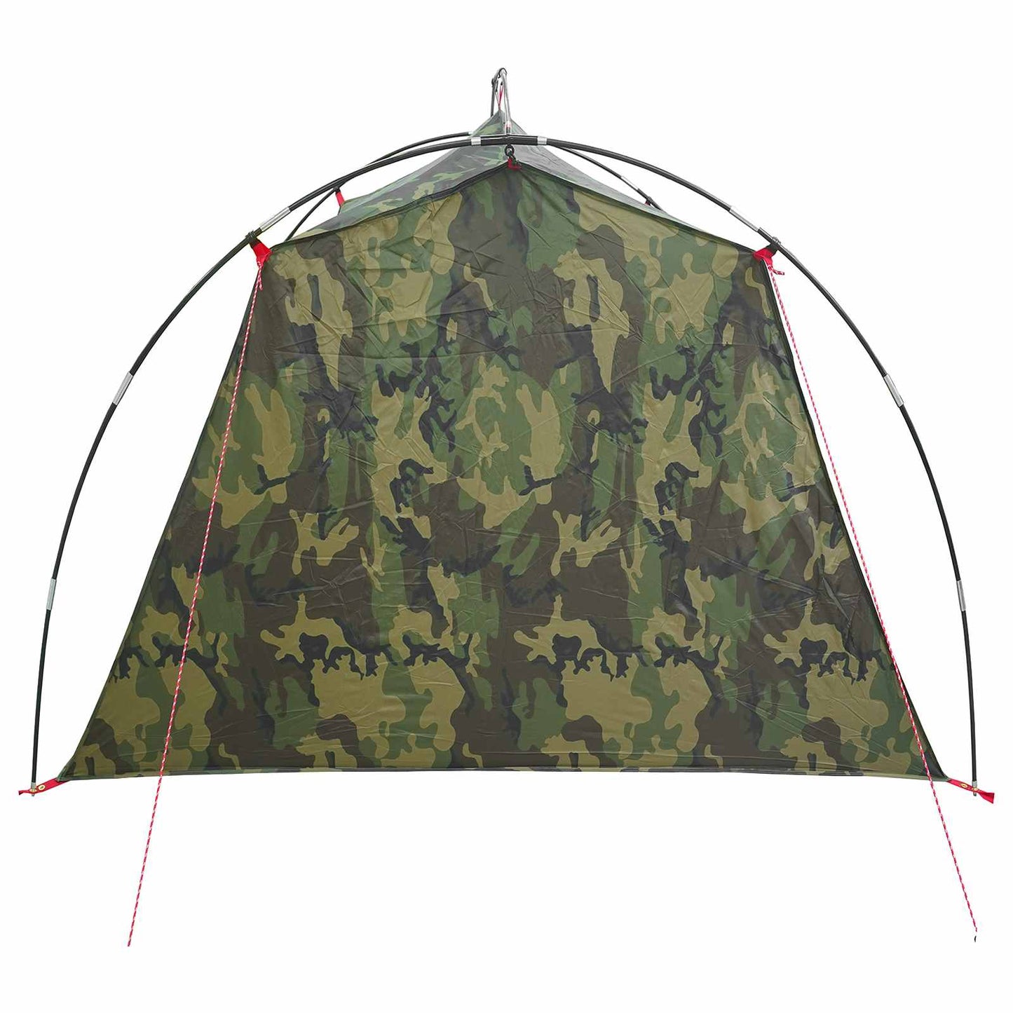 vidaXL Tunnel Tent 2-Person Camouflage 185T Polyester with PU Coating
