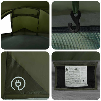 vidaXL Backpacking Tent Olive Green 4-Person