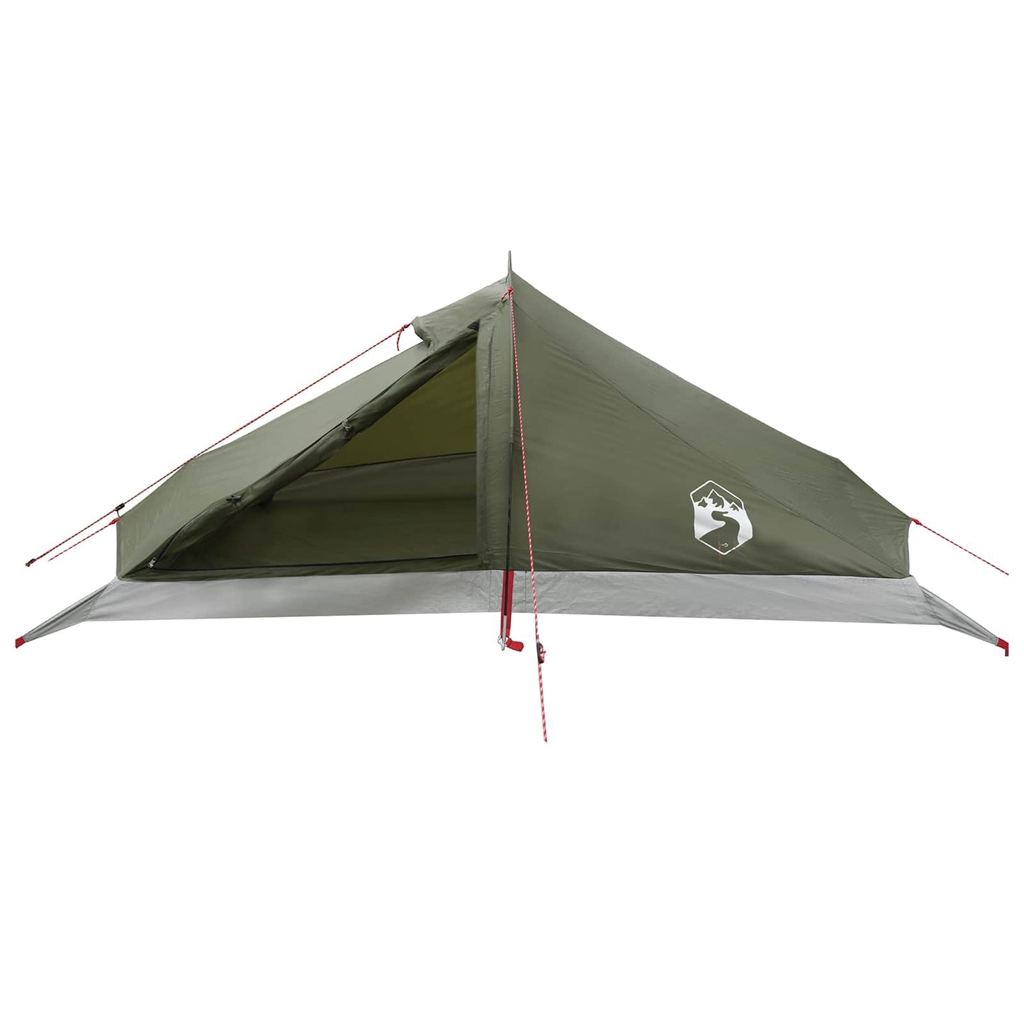 vidaXL Backpacking Tent Olive Green 4-Person
