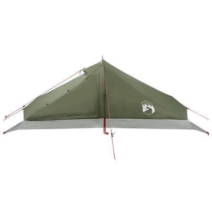 vidaXL Backpacking Tent Olive Green 4-Person