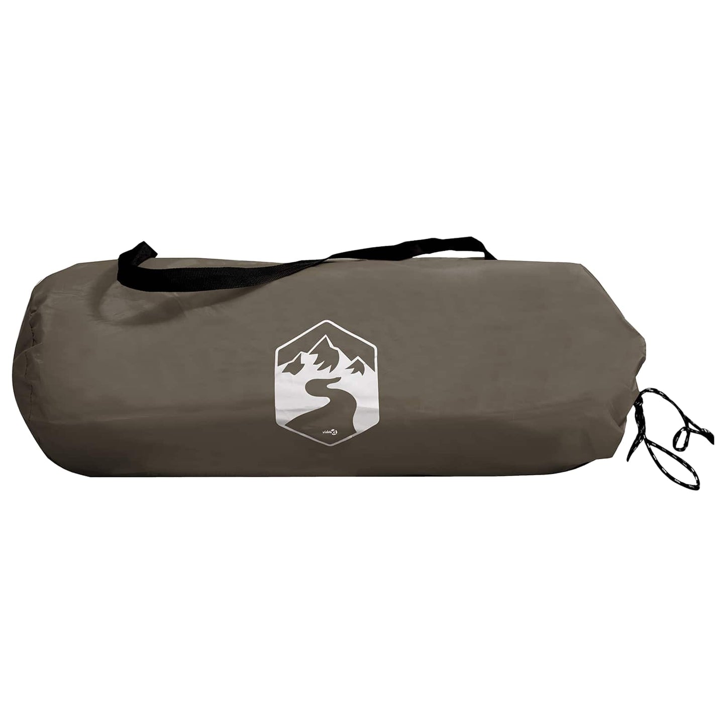 vidaXL Backpacking Tent Brown and Grey 4-Person
