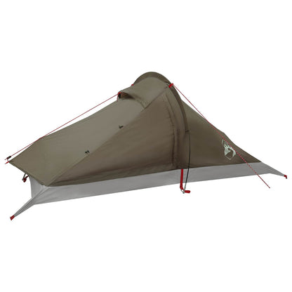 vidaXL Backpacking Tent Brown and Grey 4-Person