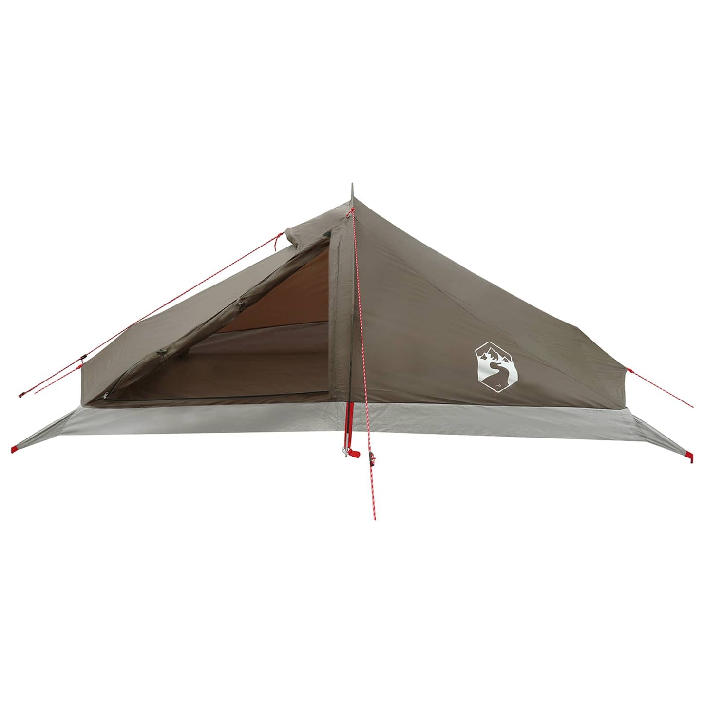 vidaXL Backpacking Tent Brown and Grey 4-Person