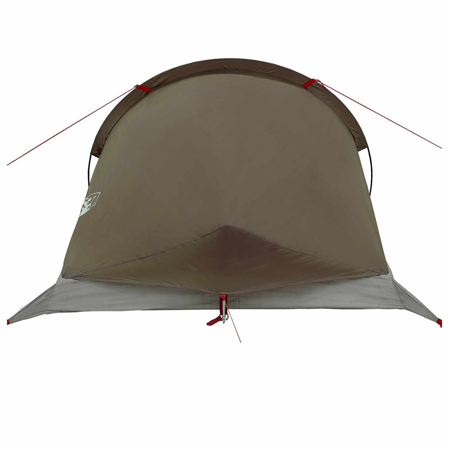 vidaXL Backpacking Tent Brown and Grey 4-Person