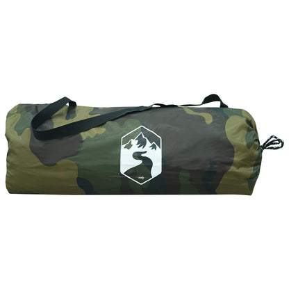 vidaXL Backpacking Tent Camouflage 4-Person