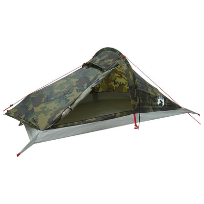 vidaXL Backpacking Tent Camouflage 4-Person