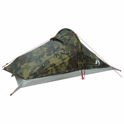 vidaXL Backpacking Tent Camouflage 4-Person