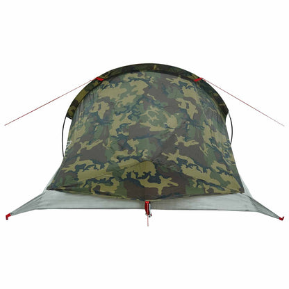 vidaXL Backpacking Tent Camouflage 4-Person