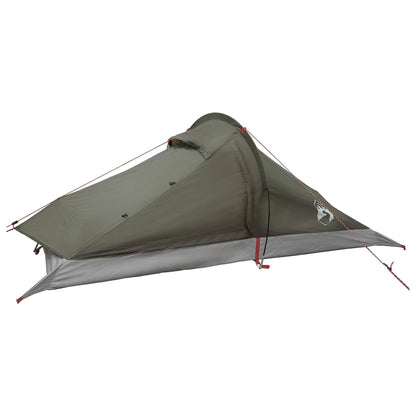 vidaXL Backpacking Tent Olive Green 2-Person