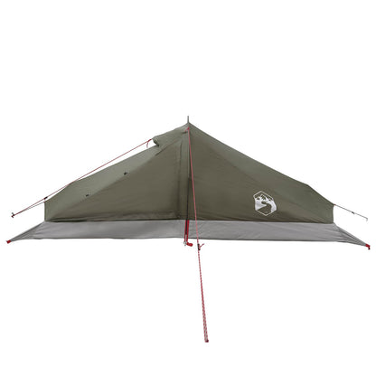 vidaXL Backpacking Tent Olive Green 2-Person