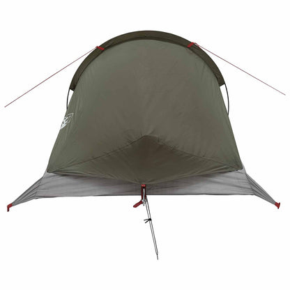 vidaXL Backpacking Tent Olive Green 2-Person