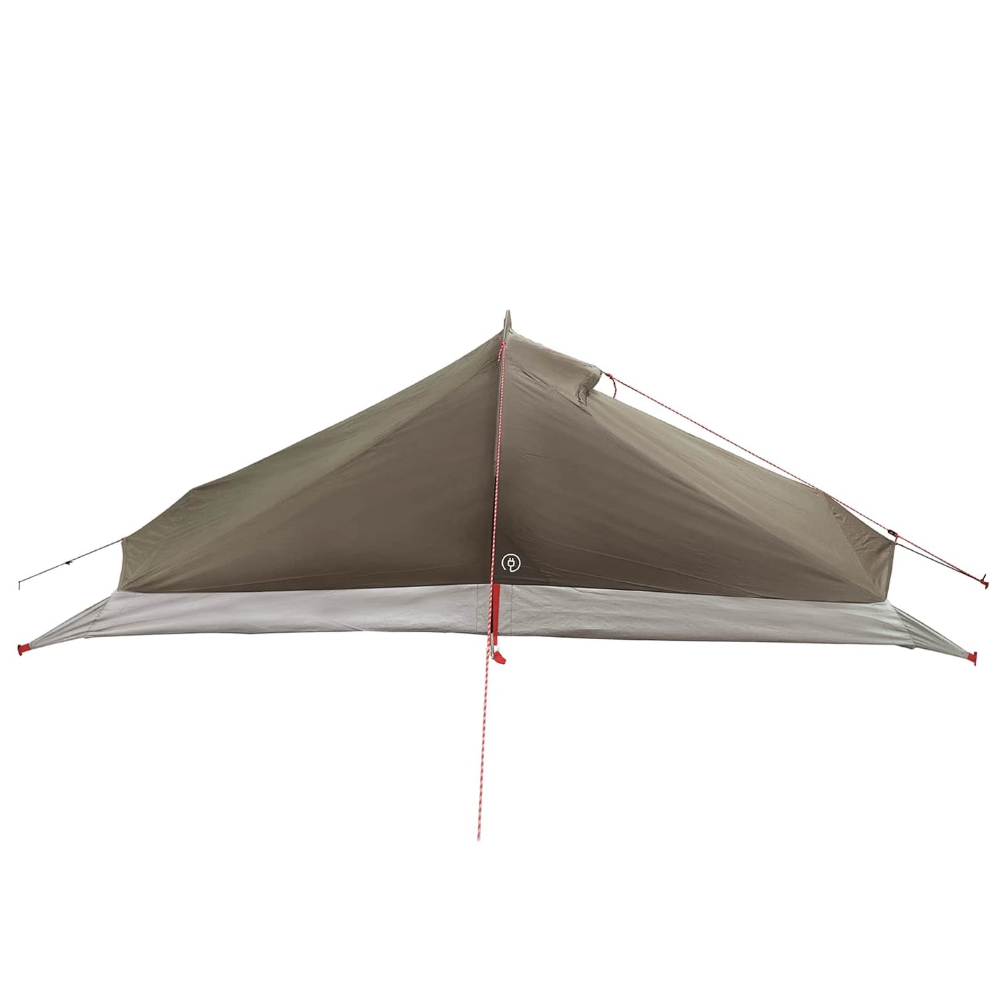 vidaXL Backpacking Tent Brown and Grey 2-Person
