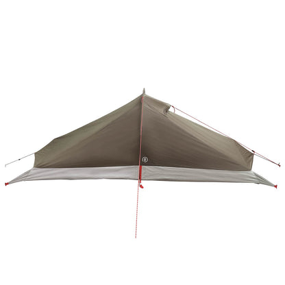 vidaXL Backpacking Tent Brown and Grey 2-Person