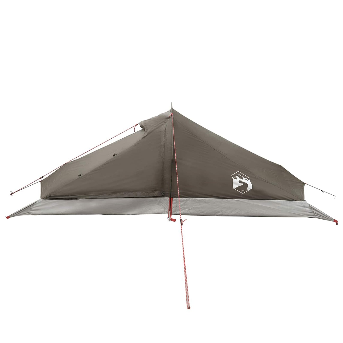 vidaXL Backpacking Tent Brown and Grey 2-Person
