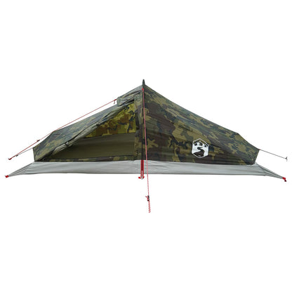 vidaXL Backpacking Tent Camouflage 2-Person