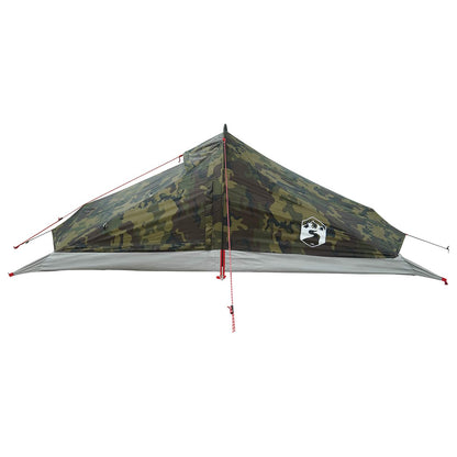 vidaXL Backpacking Tent Camouflage 2-Person