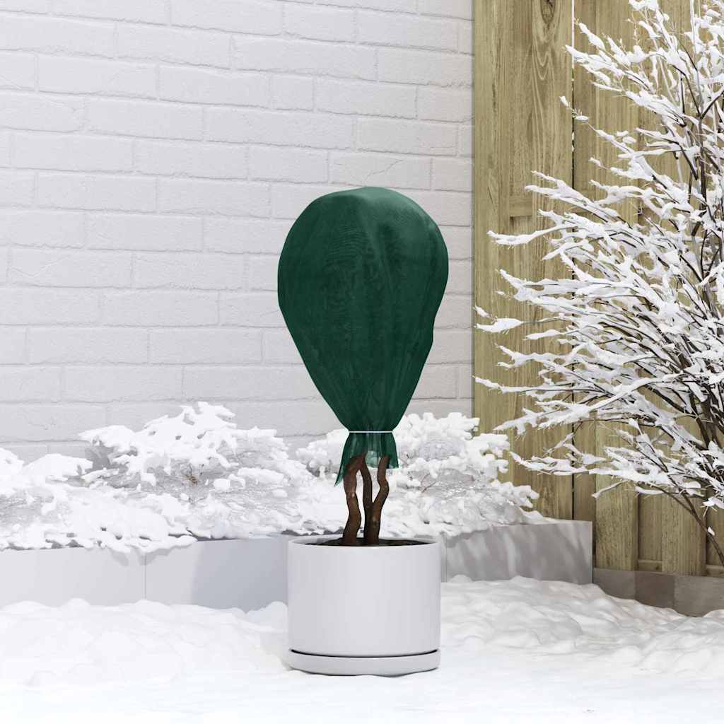 vidaXL Frost Protection Plant Fleece Green 100 x 1.6 m
