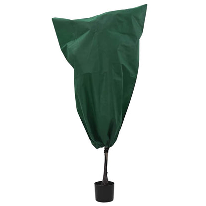 vidaXL Frost Protection Plant Fleece Covers 10 pcs Green 0.8 x 1.2 m