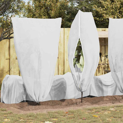 vidaXL Frost Protection Plant Fleece Covers 5 pcs White 1.8 x 1.2 m