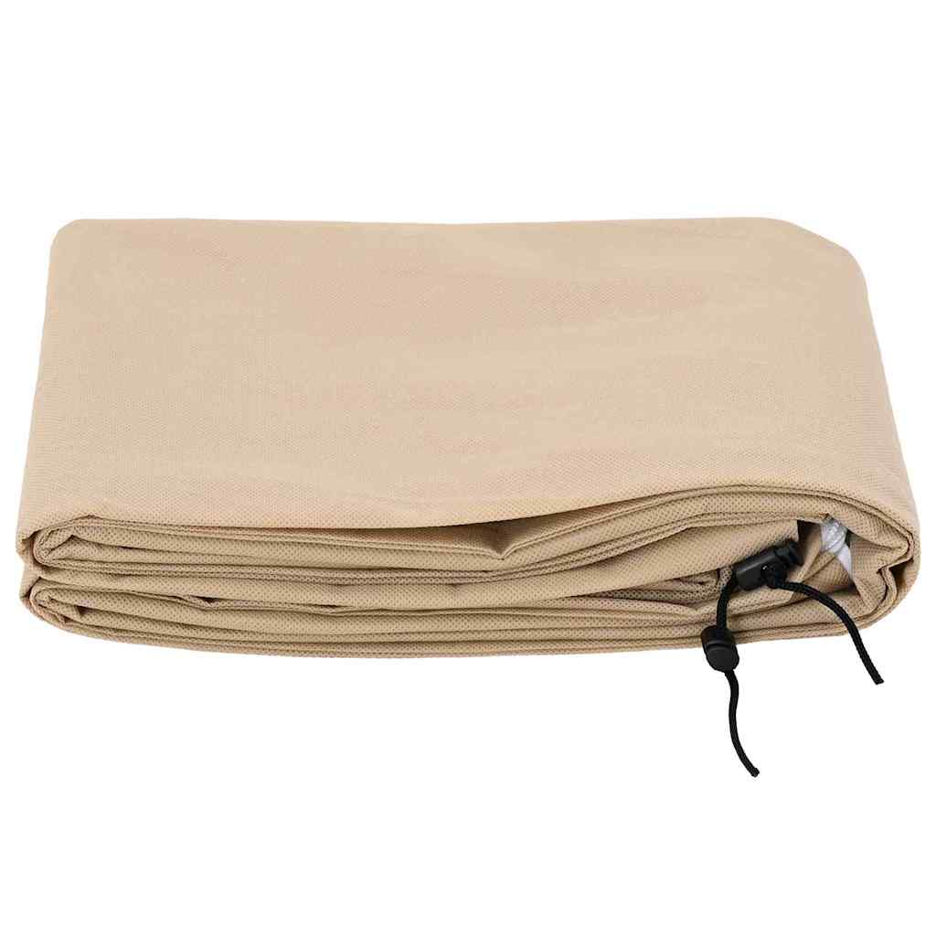 vidaXL Frost Protection Plant Fleece Covers 5 pcs Beige 1.55 x 1.55 m