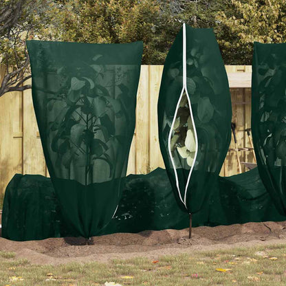 vidaXL Frost Protection Plant Fleece Covers 5 pcs Green 1.55 x 1 m