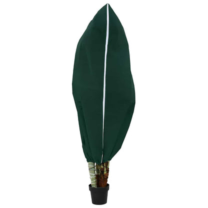vidaXL Frost Protection Plant Fleece Covers 5 pcs Green 1.55 x 1.55 m