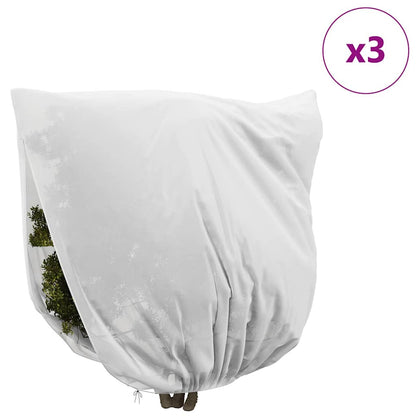 vidaXL Frost Protection Plant Fleece Covers 3 pcs White 3 x 3.93 m
