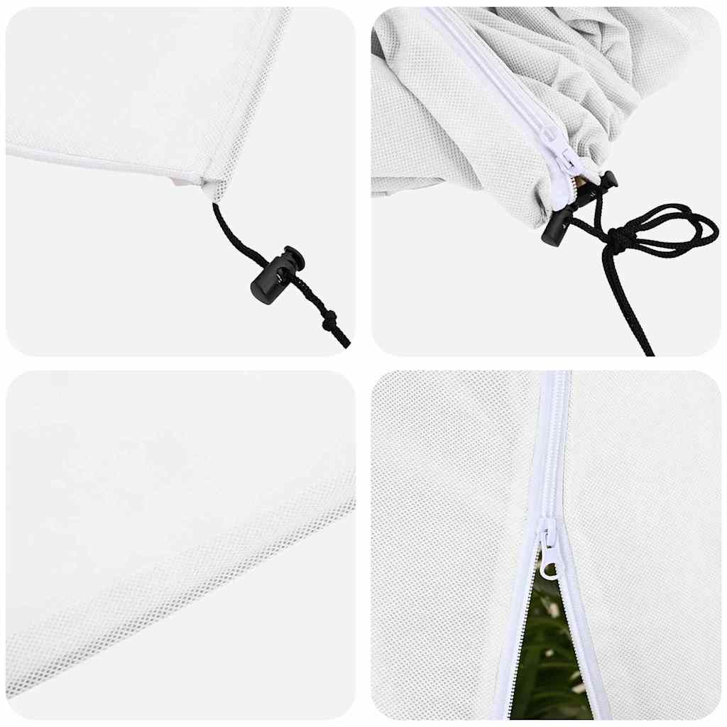 vidaXL Frost Protection Plant Fleece Covers 3 pcs White 3.5 x 3.93 m